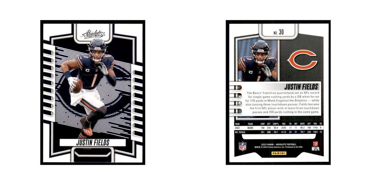 2023 Panini Absolute Justin Fields Bears #30