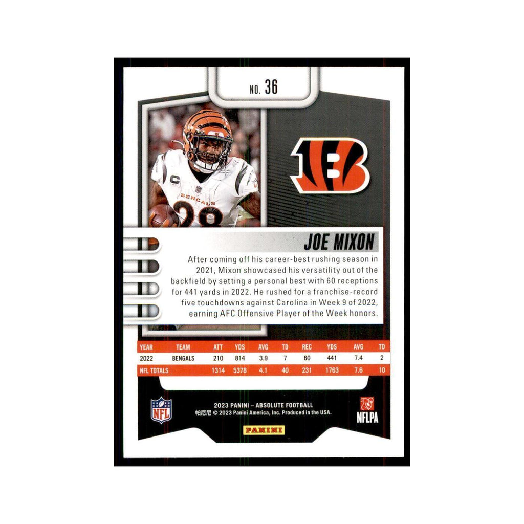 2023 Panini Absolute Joe Mixon Bengals #36
