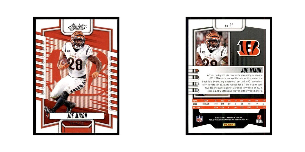 2023 Panini Absolute Joe Mixon Bengals #36