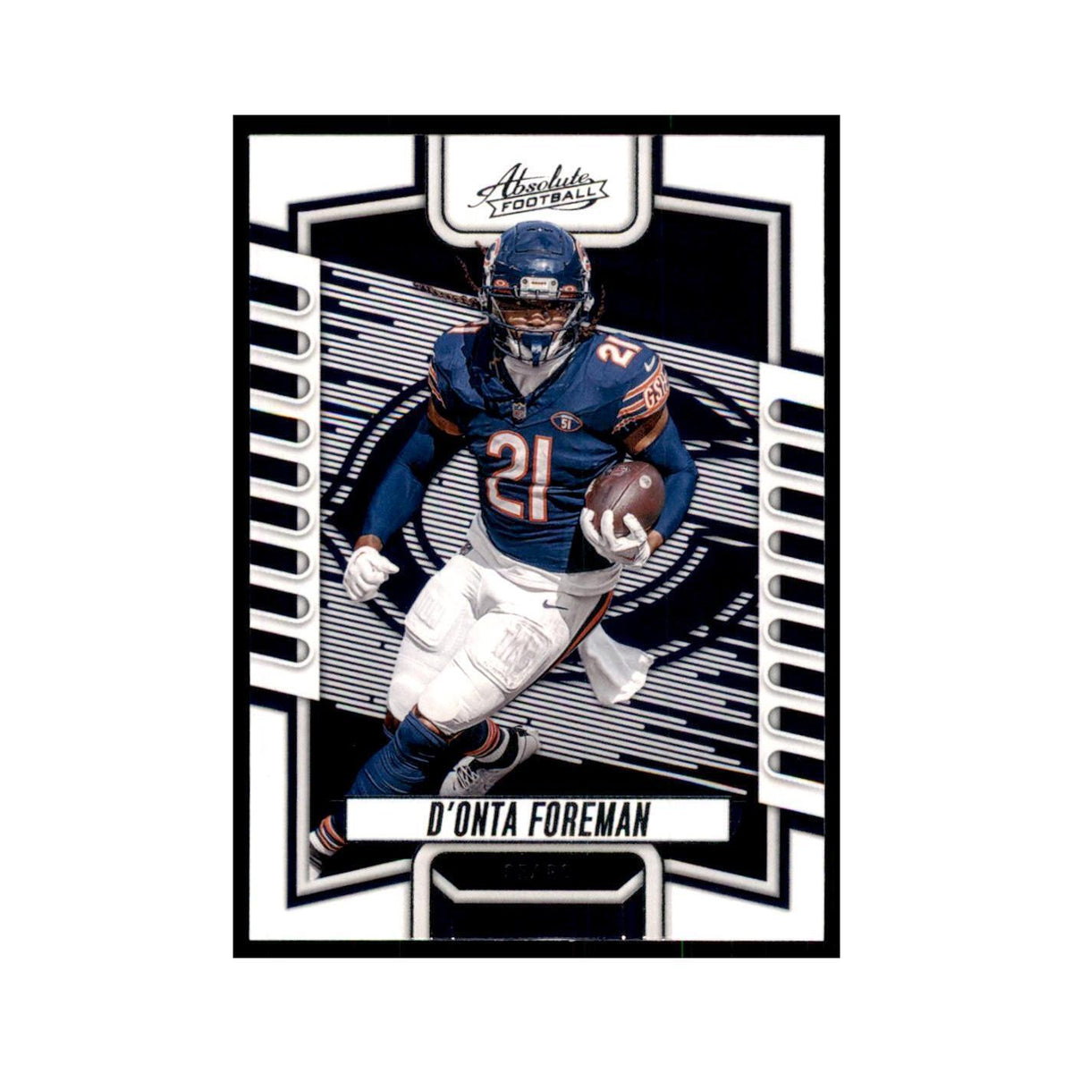 2023 Panini Absolute D Onta Foreman Bears #62