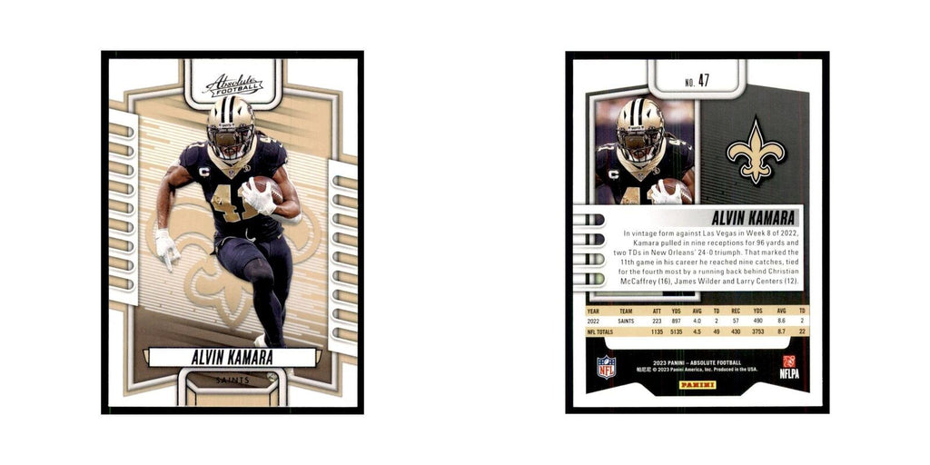 2023 Panini Absolute Alvin Kamara Saints #47