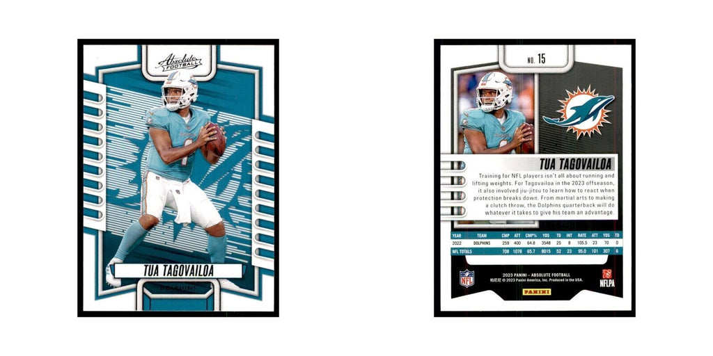 2023 Panini Absolute Tua Tagovailoa Dolphins #15