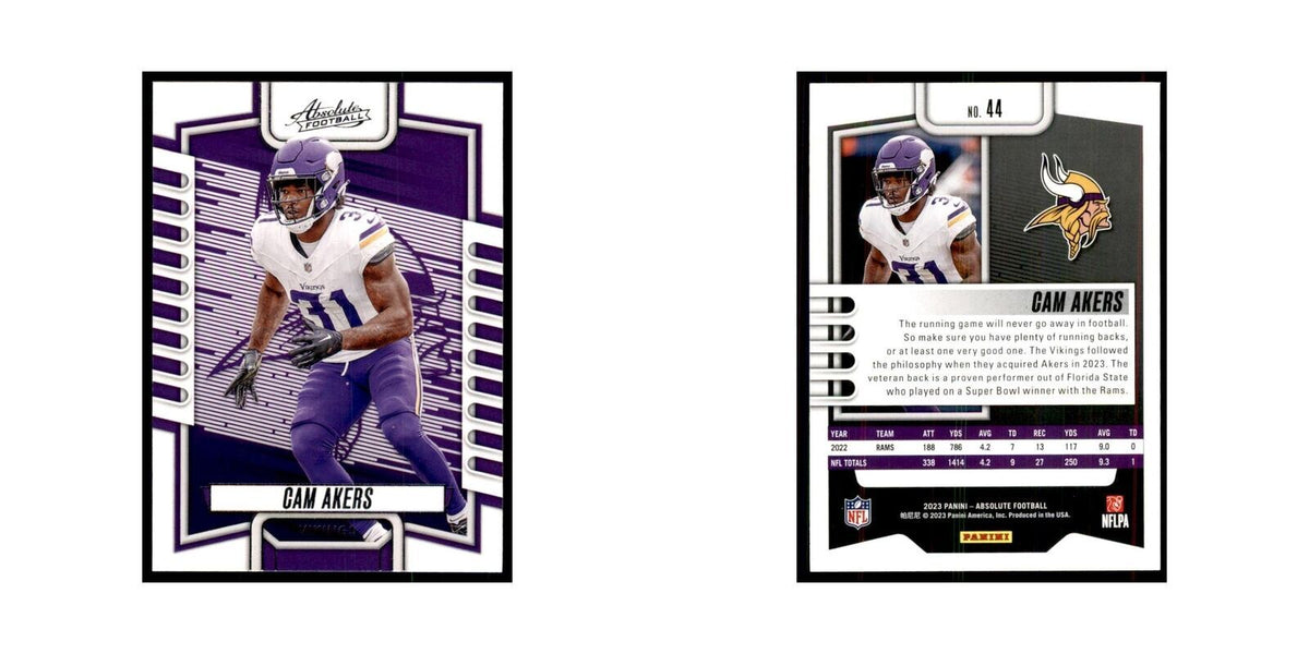 2023 Panini Absolute Cam Akers Vikings #44