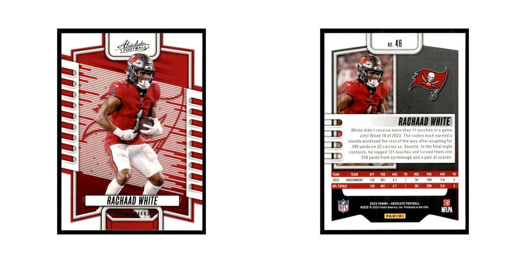 2023 Panini Absolute Rachaad White Buccaneers #46