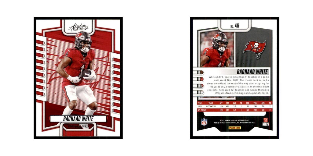 2023 Panini Absolute Rachaad White Buccaneers #46