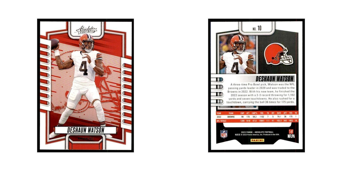 2023 Panini Absolute Deshaun Watson Browns #10