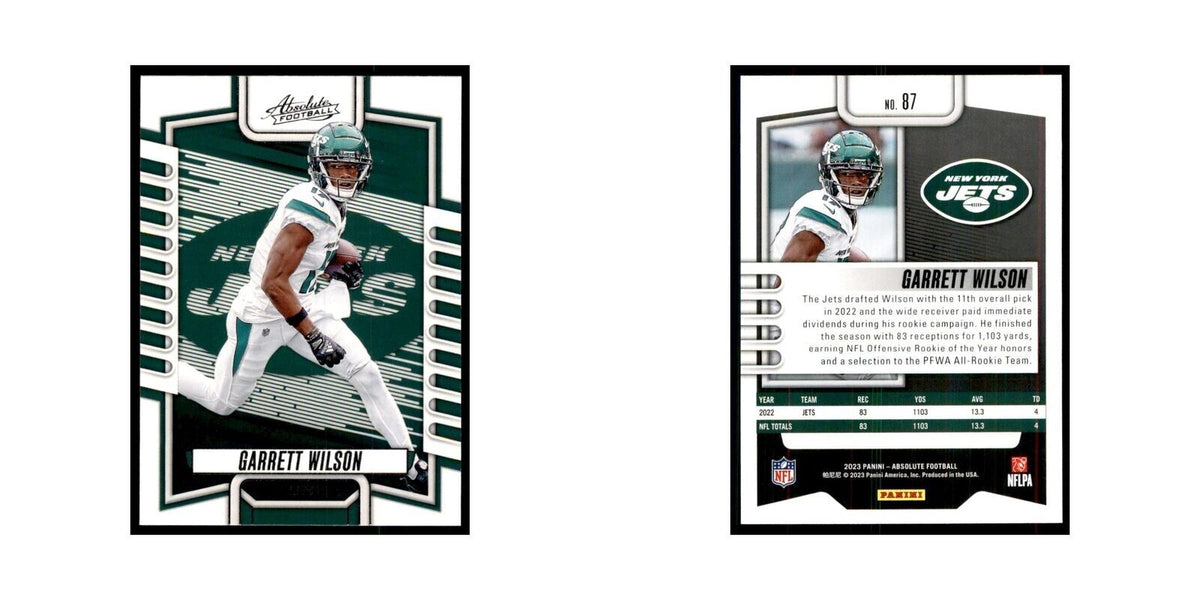 2023 Panini Absolute Garrett Wilson Jets #87