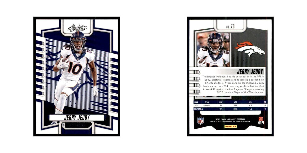 2023 Panini Absolute Jerry Jeudy Broncos #78