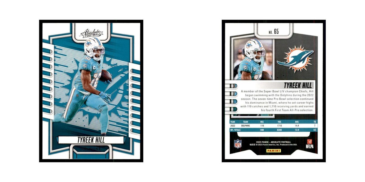 2023 Panini Absolute Tyreek Hill Dolphins #65