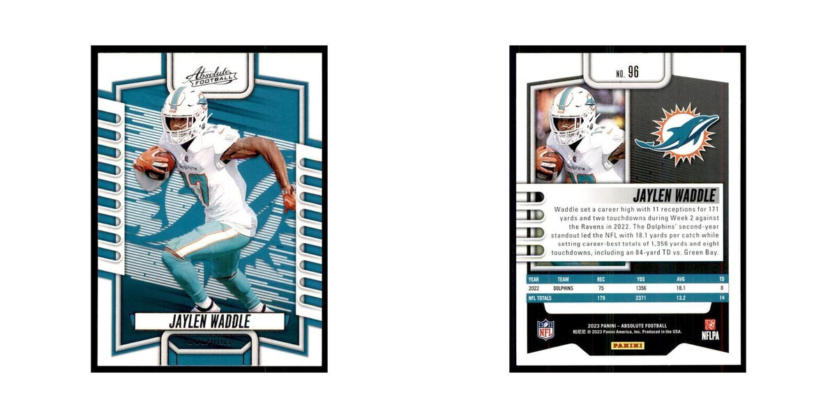 2023 Panini Absolute Jaylen Waddle Dolphins #96