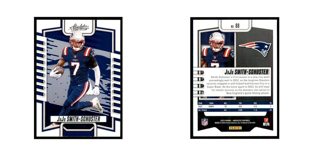 2023 Panini Absolute JuJu Smith-Schuster Patriots #88