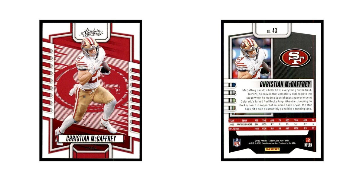 2023 Panini Absolute Christian McCaffrey 49ers #43