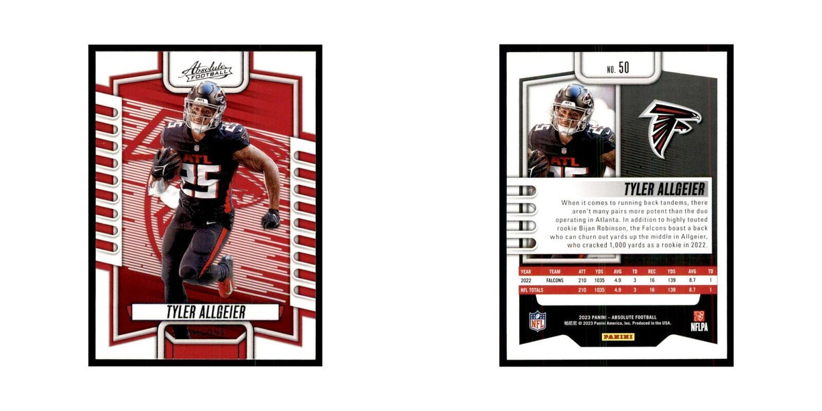 2023 Panini Absolute Tyler Allgeier Falcons #50