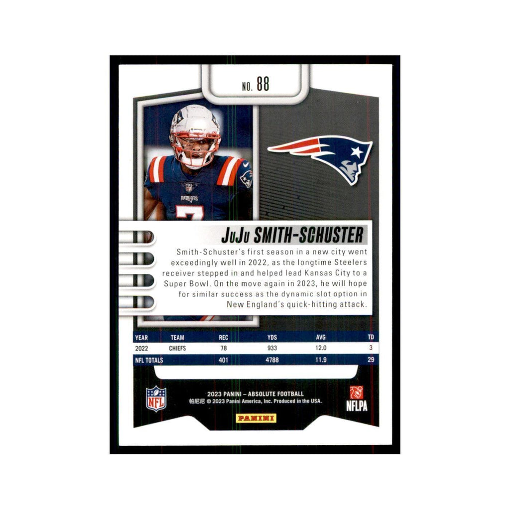 2023 Panini Absolute JuJu Smith-Schuster Patriots #88
