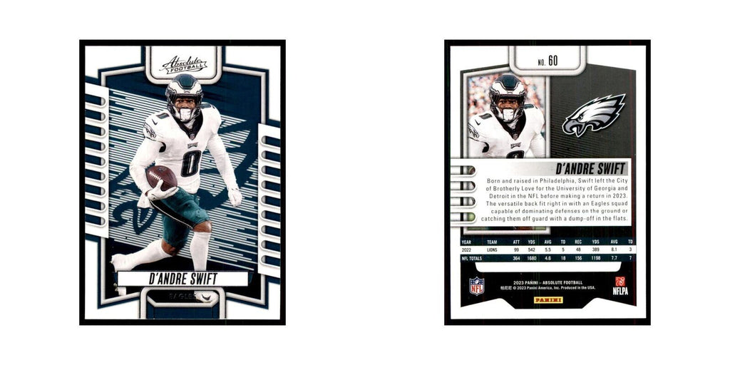 2023 Panini Absolute D'Andre Swift Eagles #60