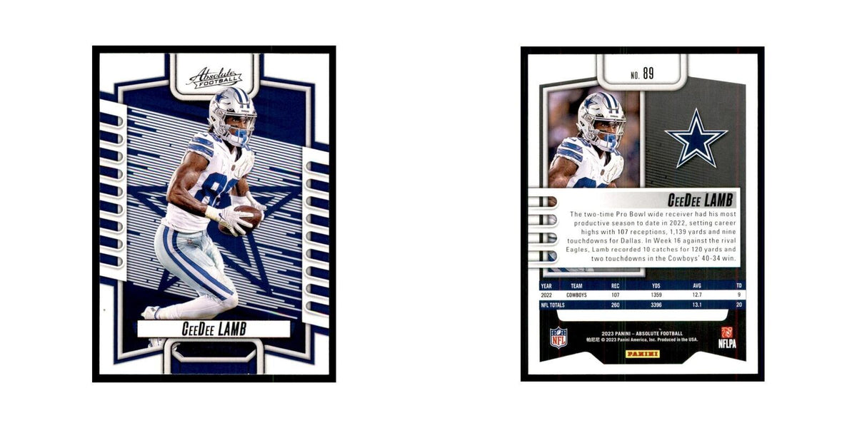 2023 Panini Absolute CeeDee Lamb Cowboys #89