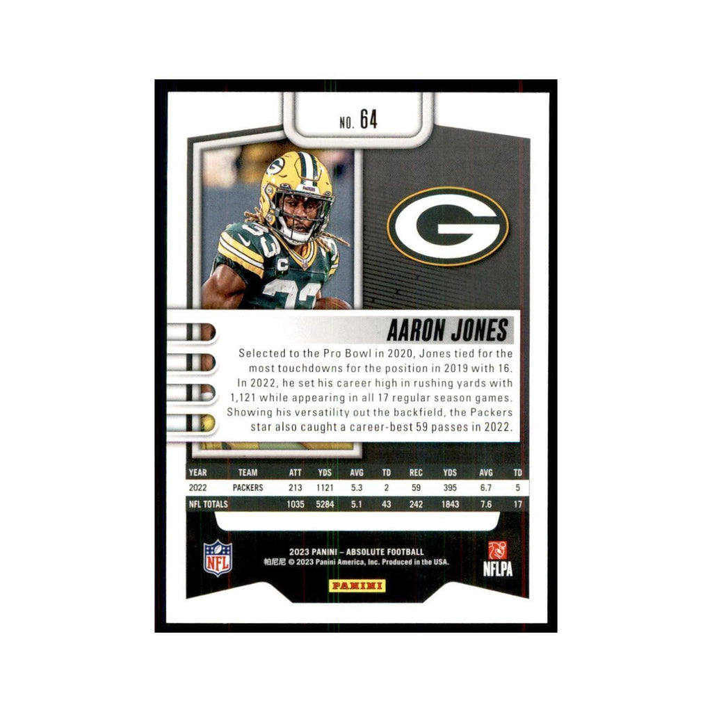 2023 Panini Absolute Aaron Jones Packers #64