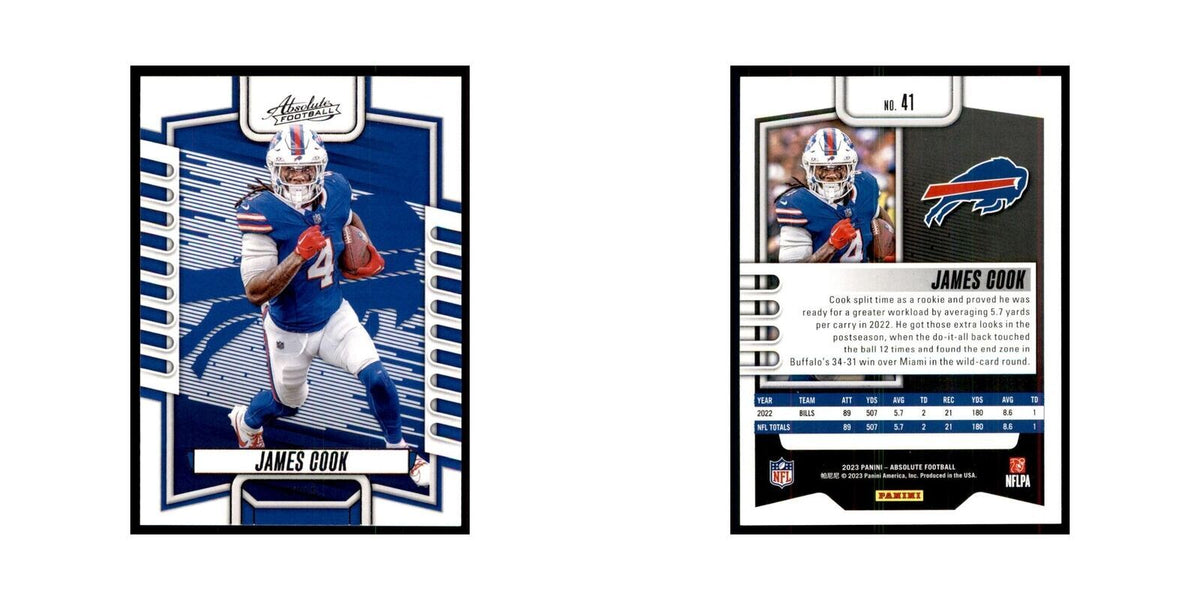 2023 Panini Absolute James Cook Bills #41