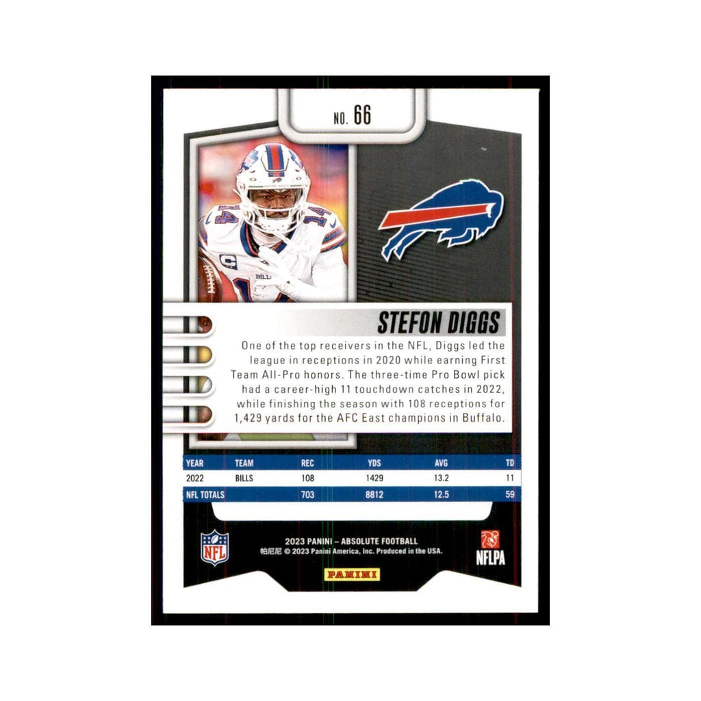 2023 Panini Absolute Stefon Diggs Bills #66