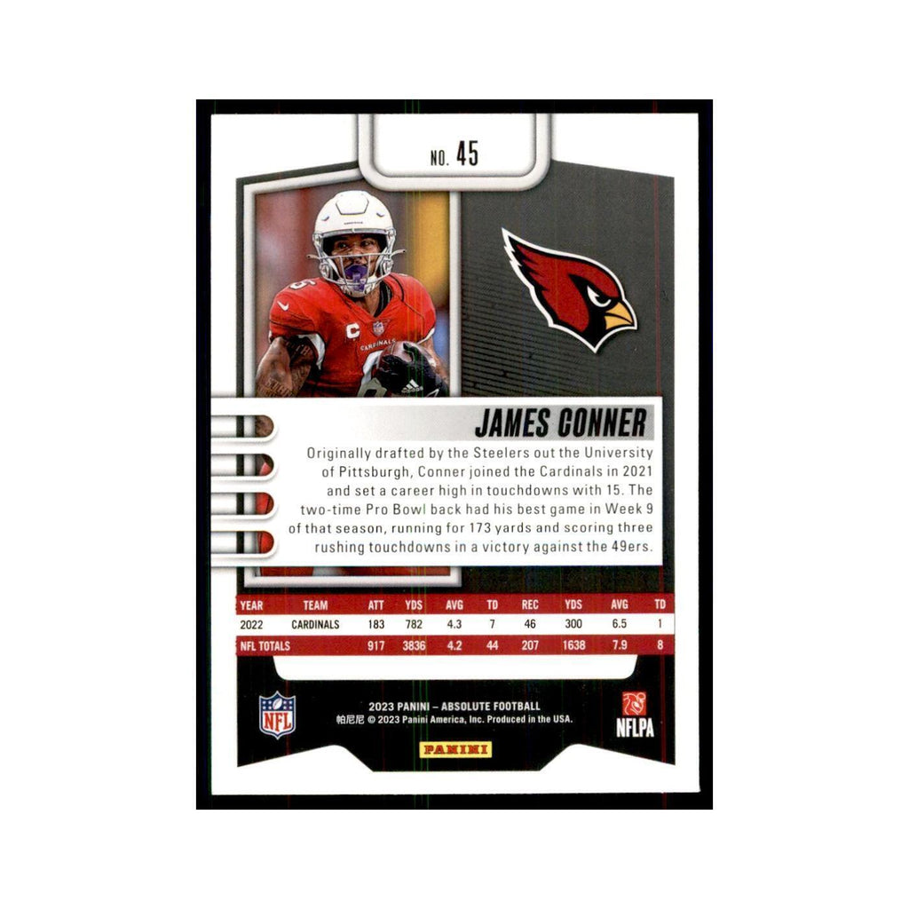 2023 Panini Absolute James Conner Cardinals #45