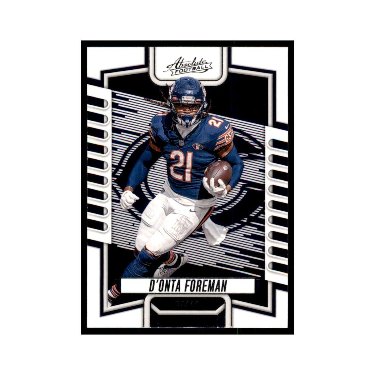 2023 Panini Absolute D'Onta Foreman Bears #62