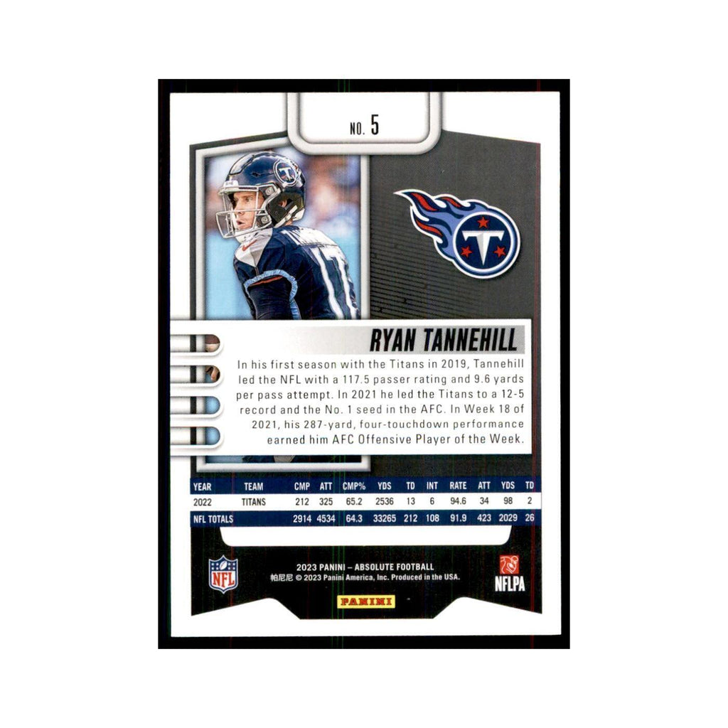 2023 Panini Absolute Ryan Tannehill Titans #5