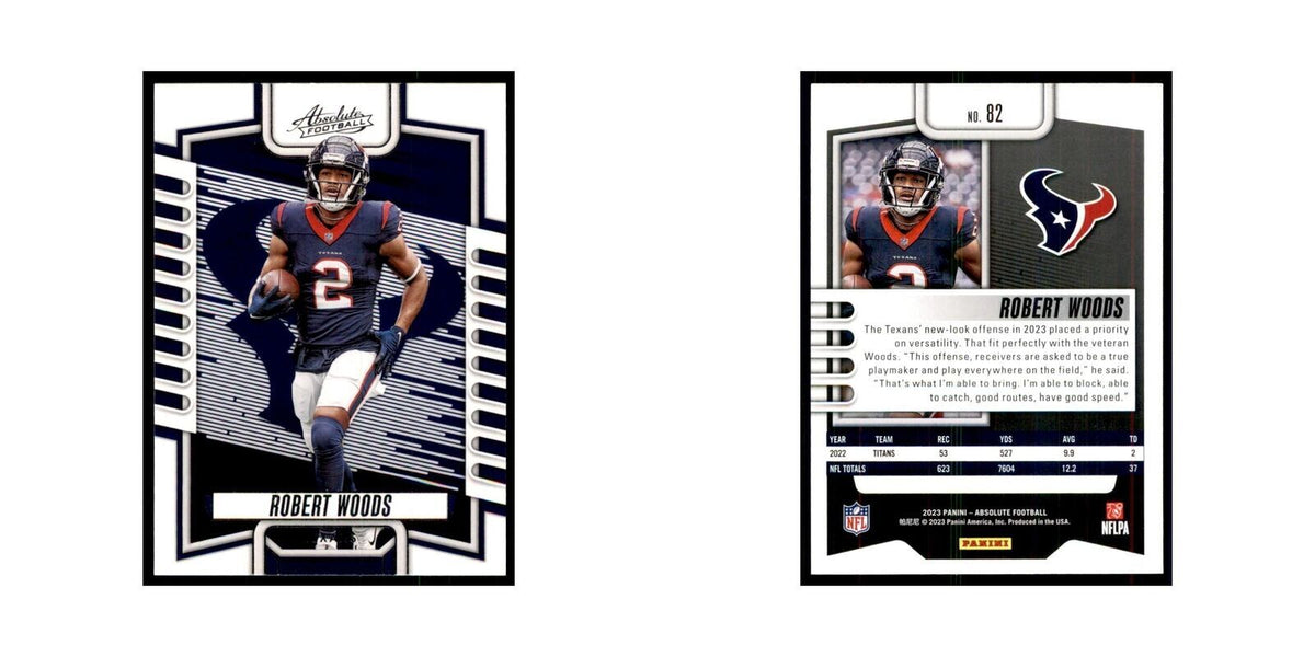 2023 Panini Absolute Robert Woods Texans #82