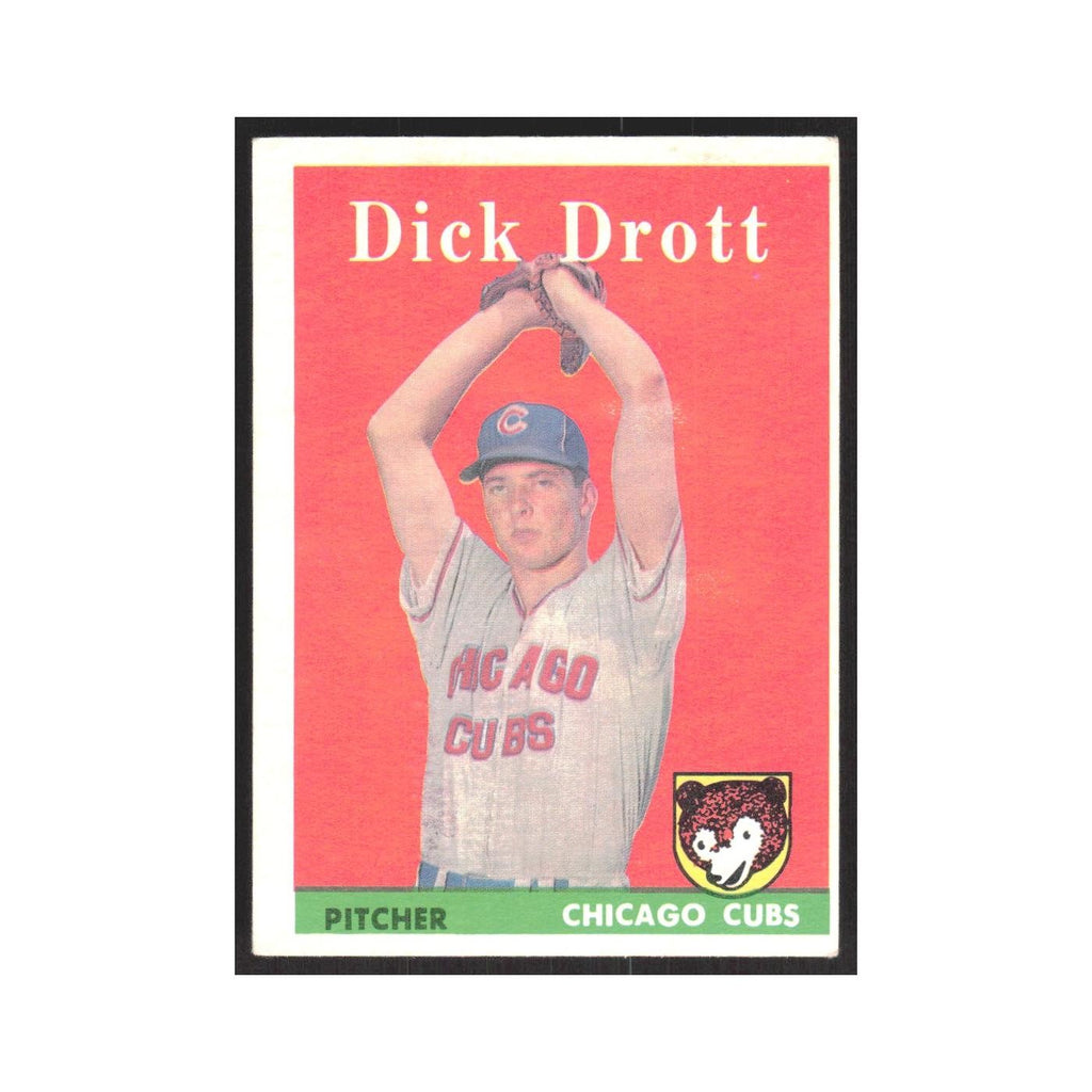 1958 Topps Dick Drott Cubs #80
