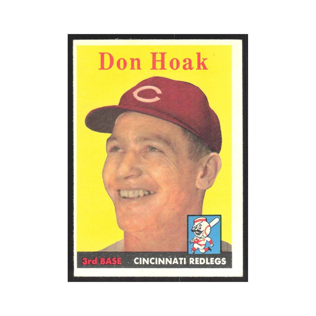 1958 Topps Don Hoak Reds #160