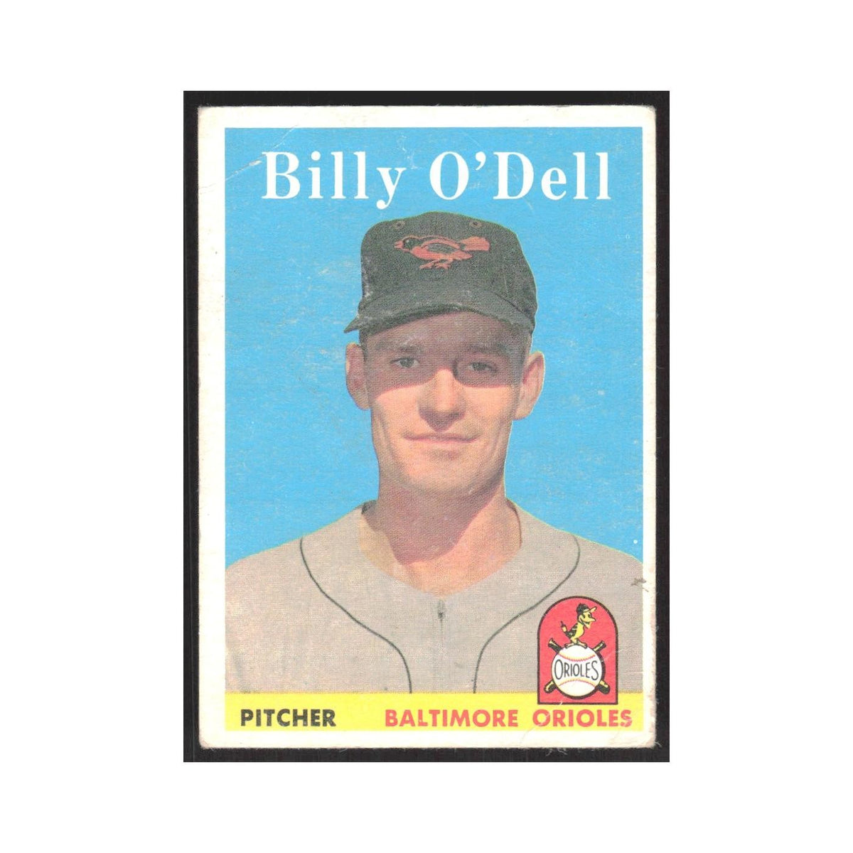 1958 Topps Billy O'Dell Orioles #84