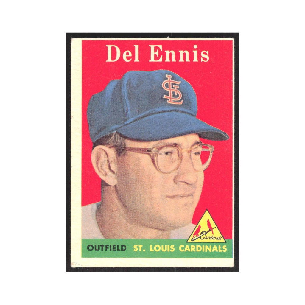1958 Topps Del Ennis Cardinals #60