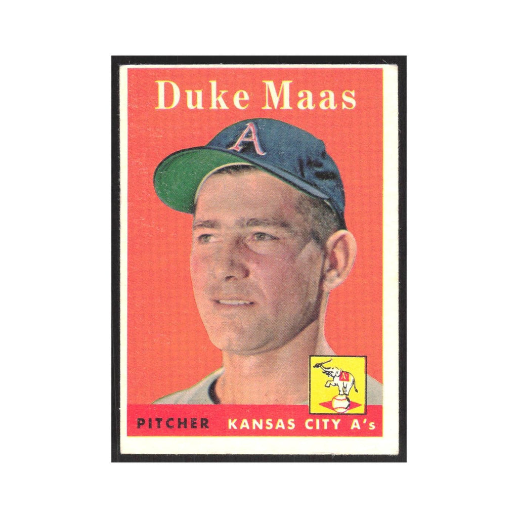 1958 Topps Duke Maas Kansas City Athletics #228