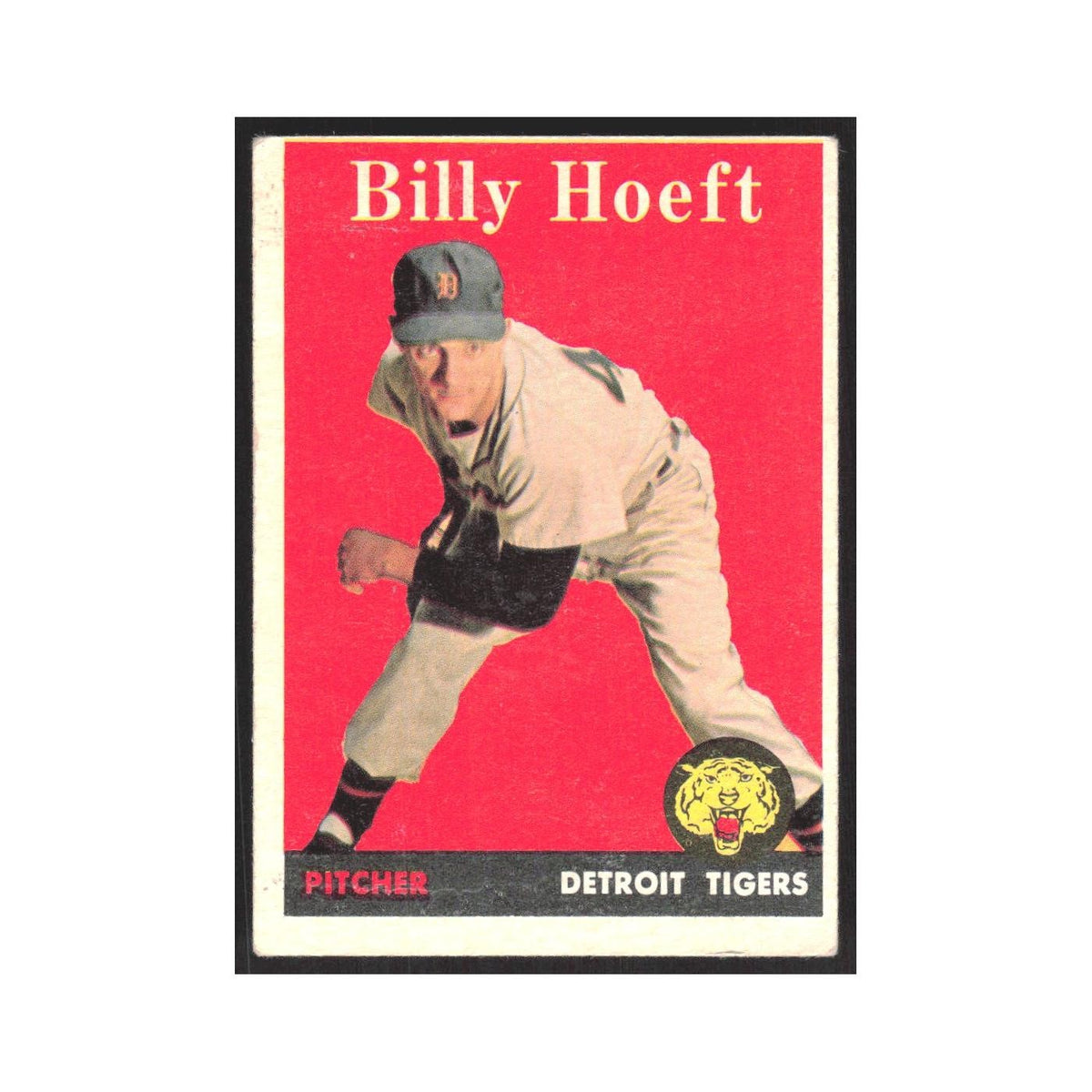 1958 Topps Billy Hoeft Tigers #13