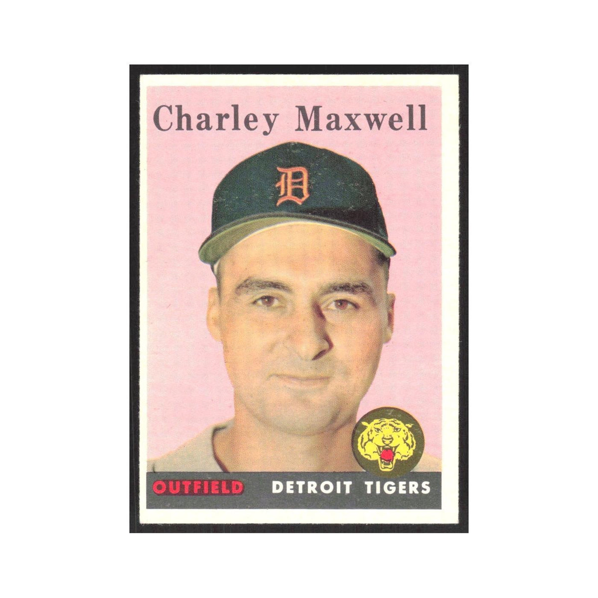 1958 Topps Charley Maxwell Tigers #380