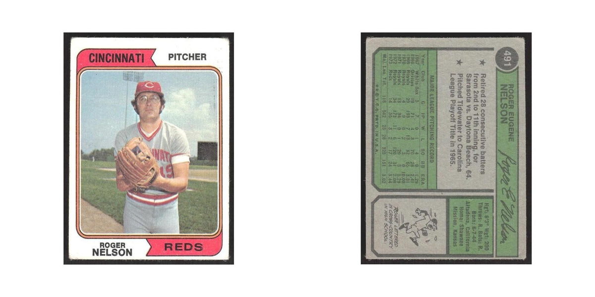 1974 Topps Roger Nelson Reds #491