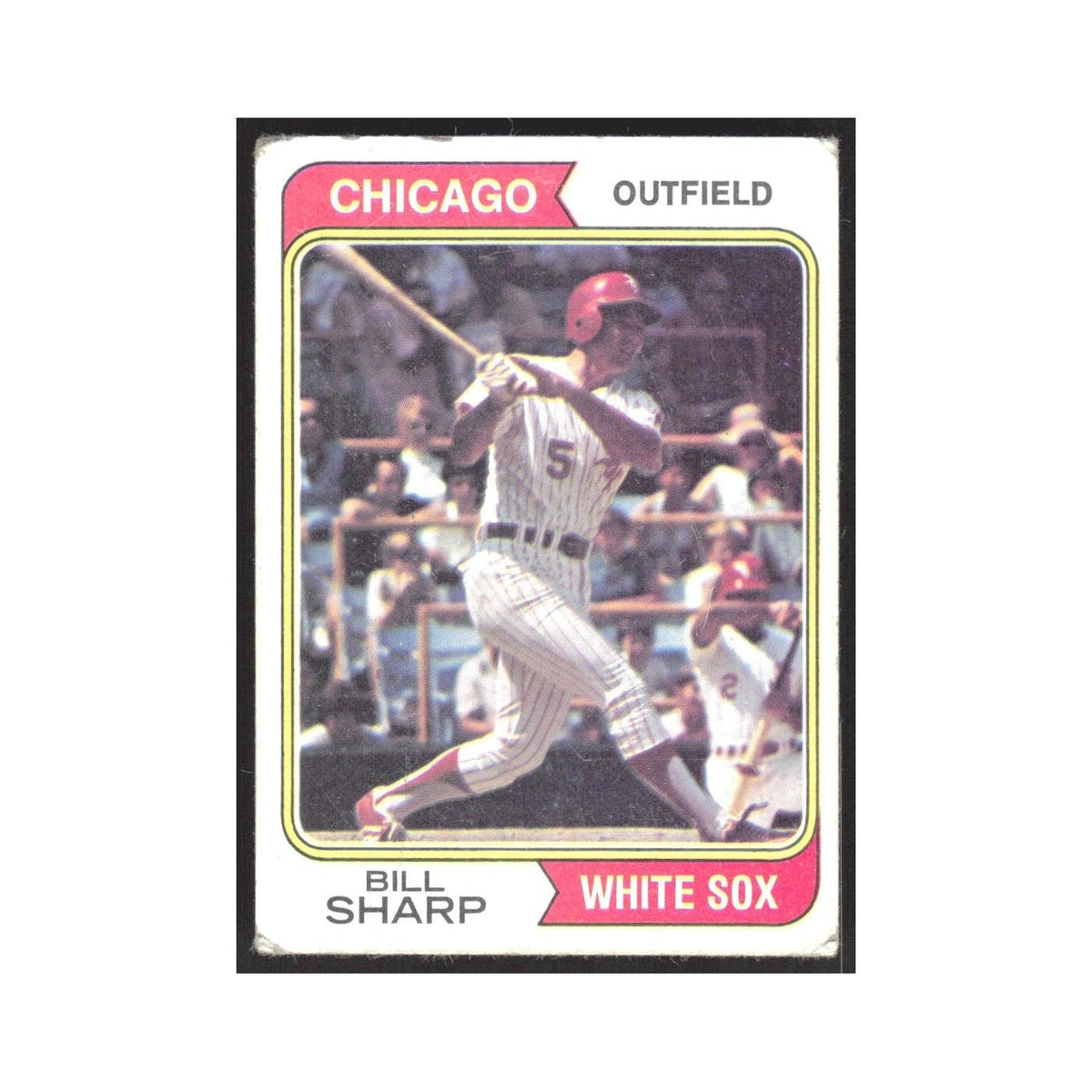 1974 Topps Bill Sharp RC White Sox #519