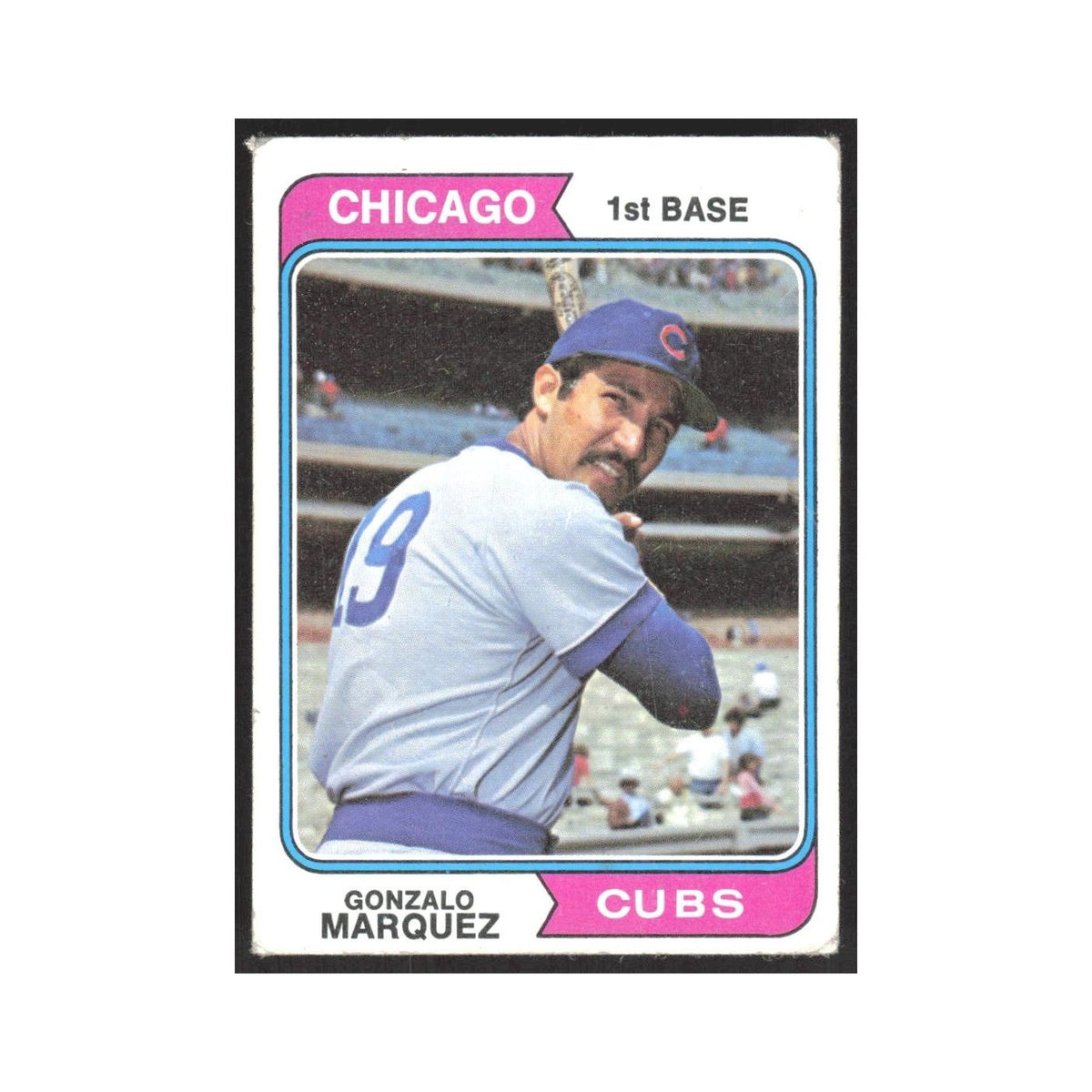1974 Topps Gonzalo Marquez Cubs #422
