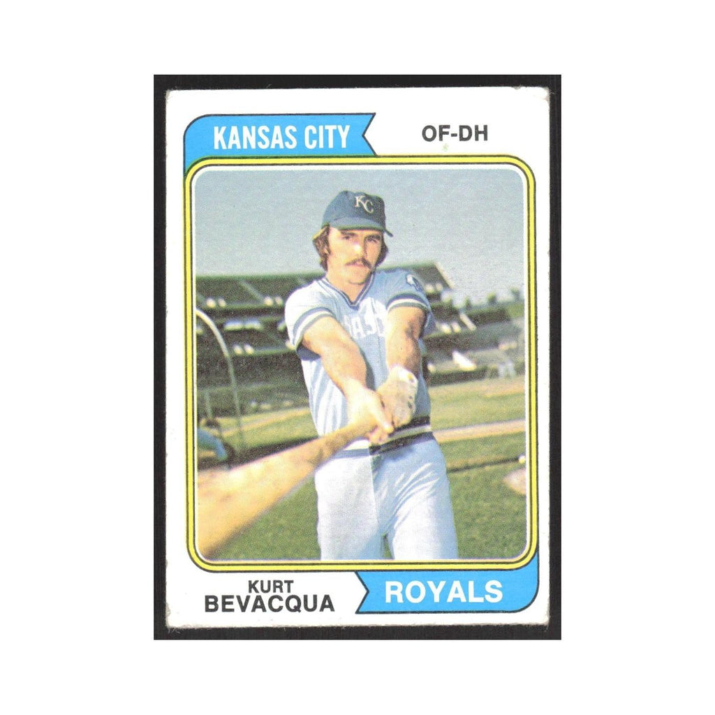 1974 Topps Kurt Bevacqua Royals #454