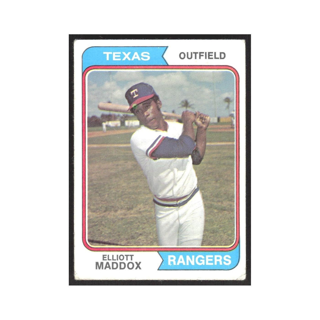 1974 Topps Elliott Maddox Rangers #401