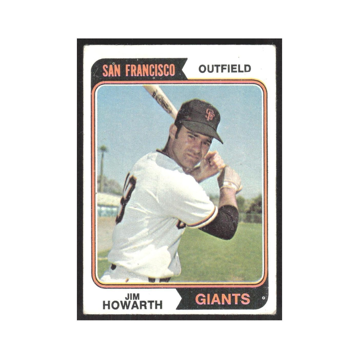 1974 Topps Jim Howarth Giants #404