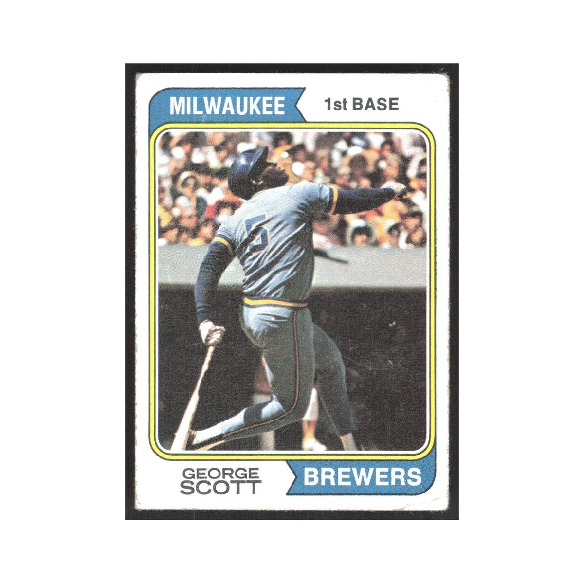 1974 Topps George Scott Brewers #27