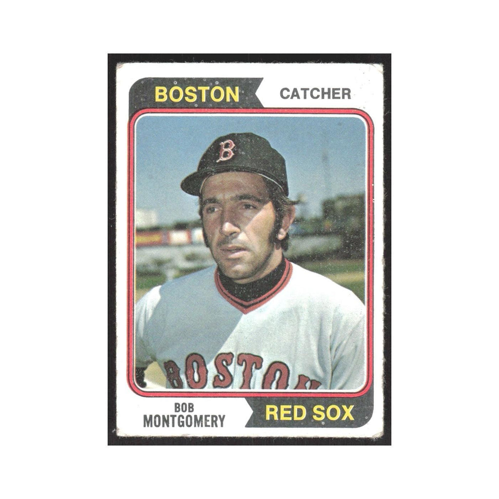 1974 Topps Bob Montgomery Red Sox #301