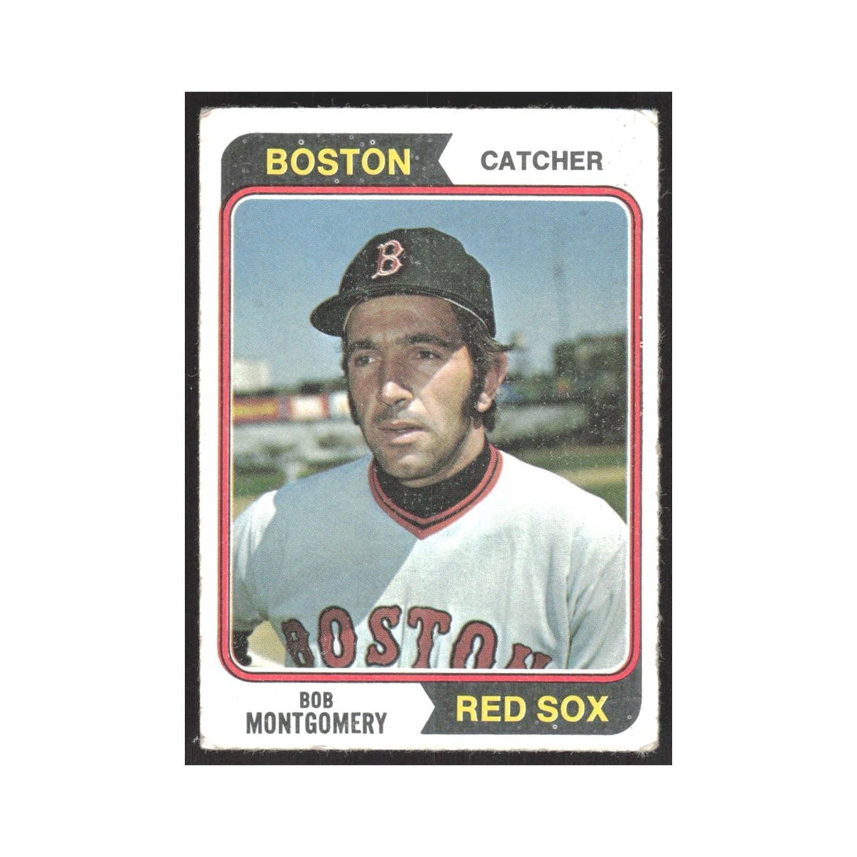 1974 Topps Bob Montgomery Red Sox #301