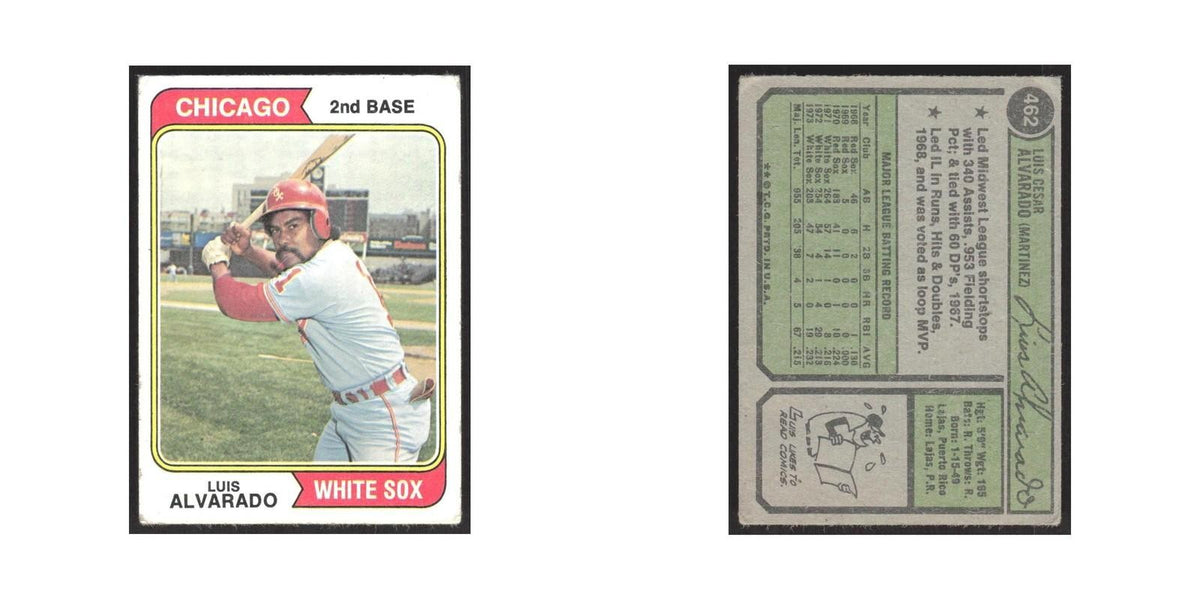1974 Topps Luis Alvarado White Sox #462