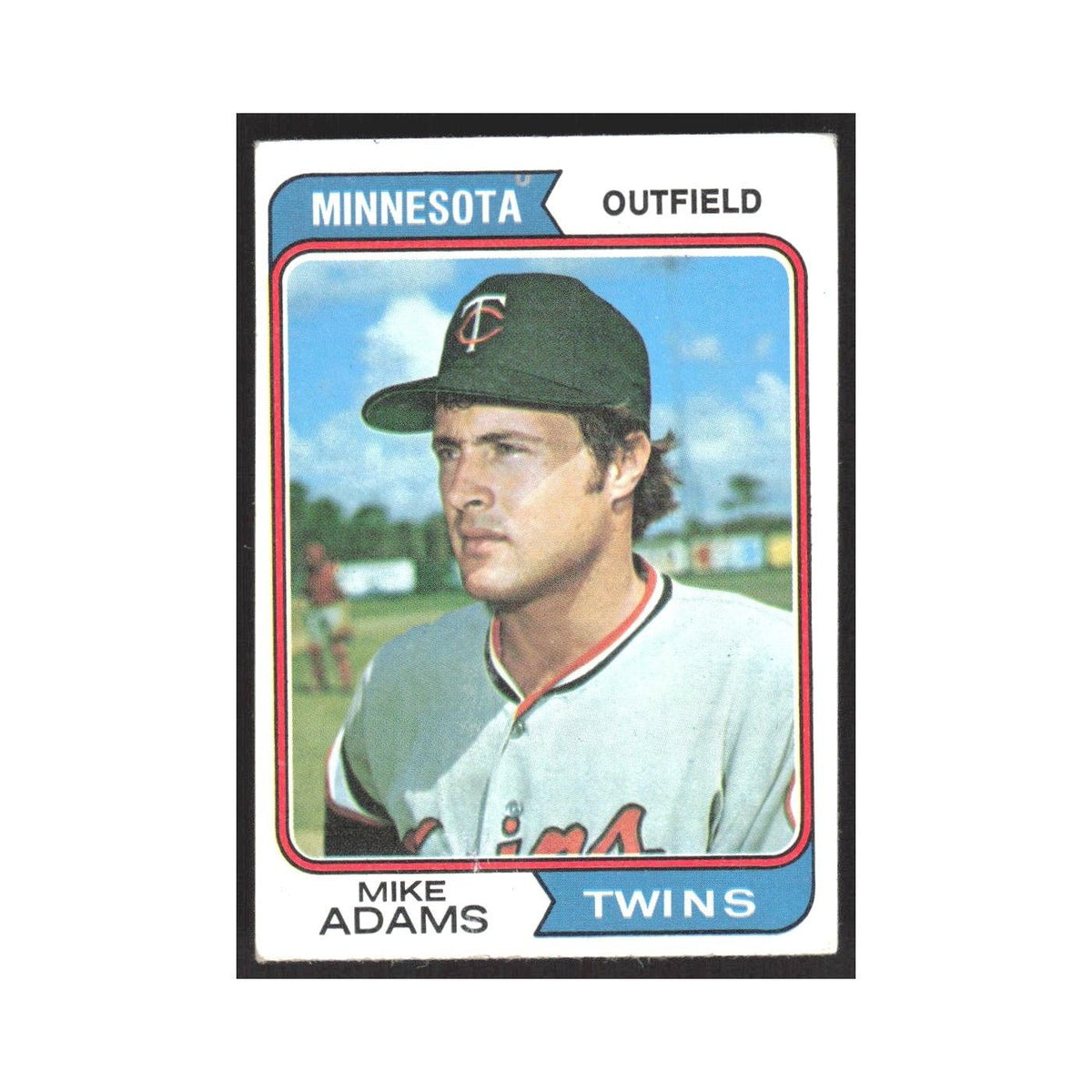 1974 Topps Mike Adams RC Twins #573
