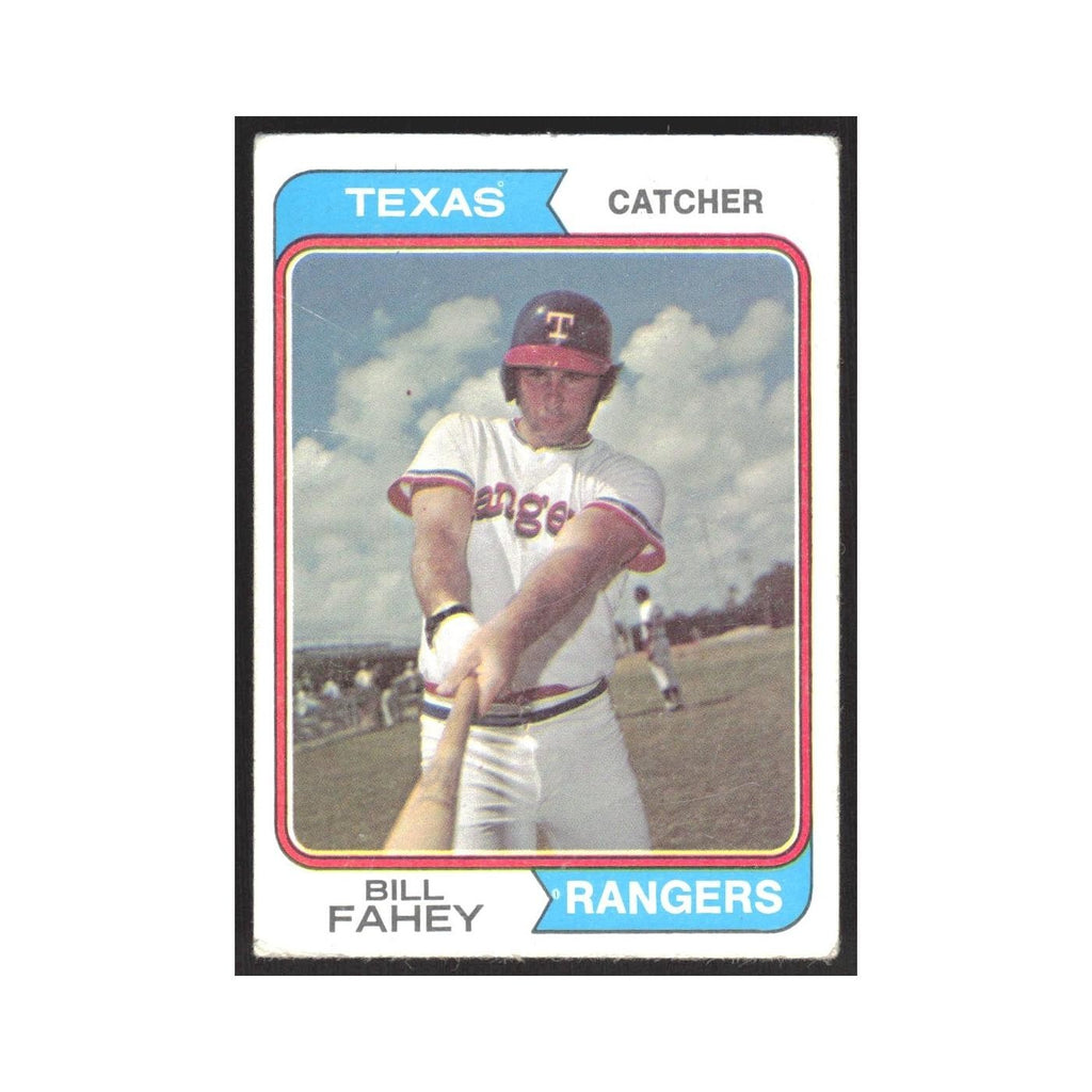 1974 Topps Bill Fahey Rangers #558