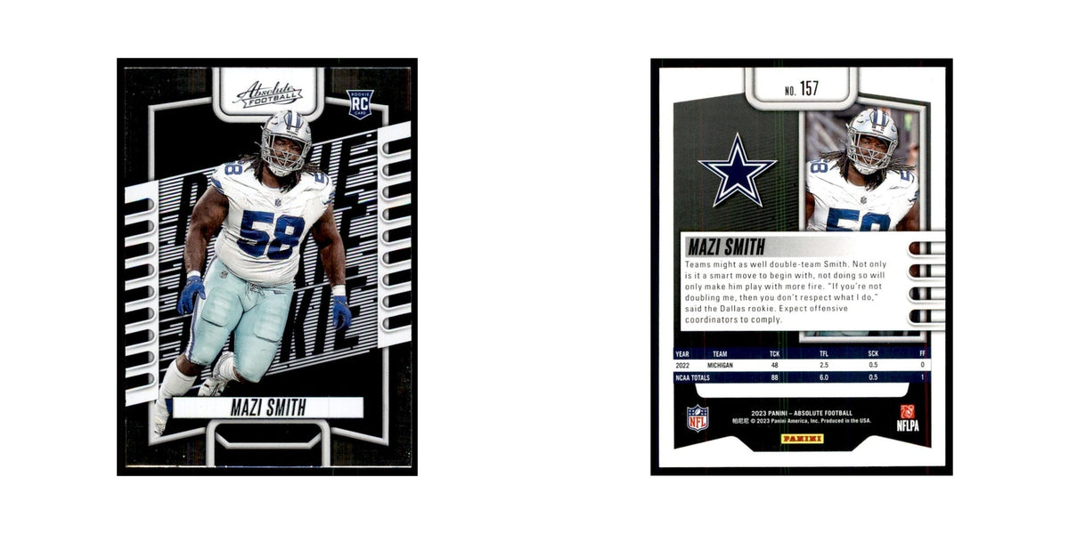 2023 Panini Absolute Foil Mazi Smith Cowboys #157