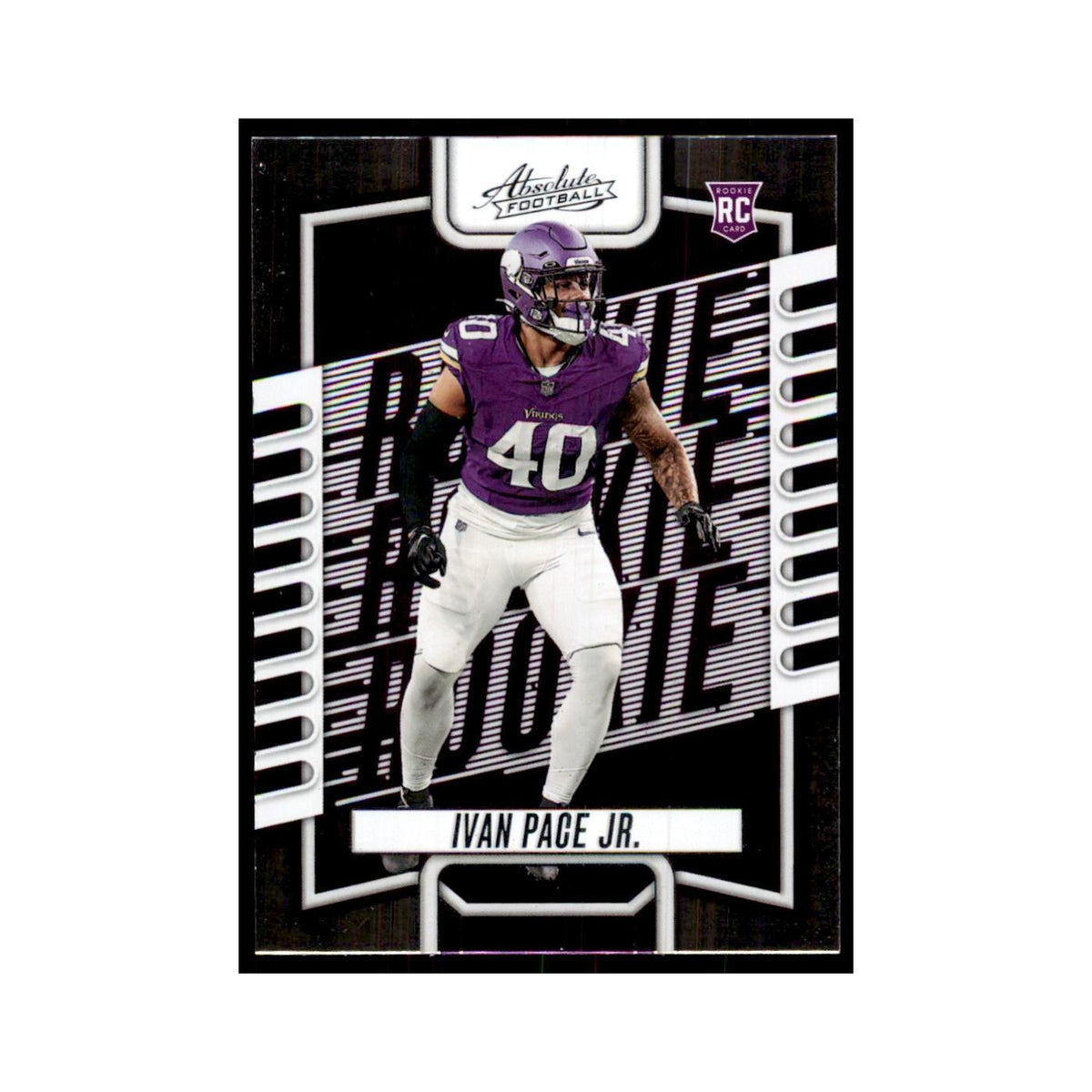 2023 Panini Absolute Foil Ivan Pace Jr. RC Vikings #144