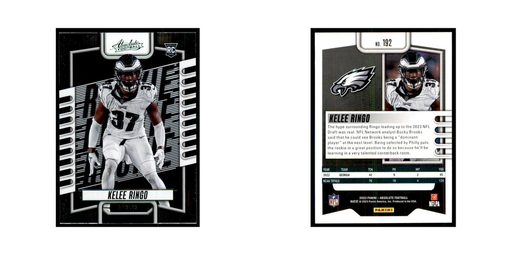 2023 Panini Absolute Foil Kelee Ringo RC Eagles #192