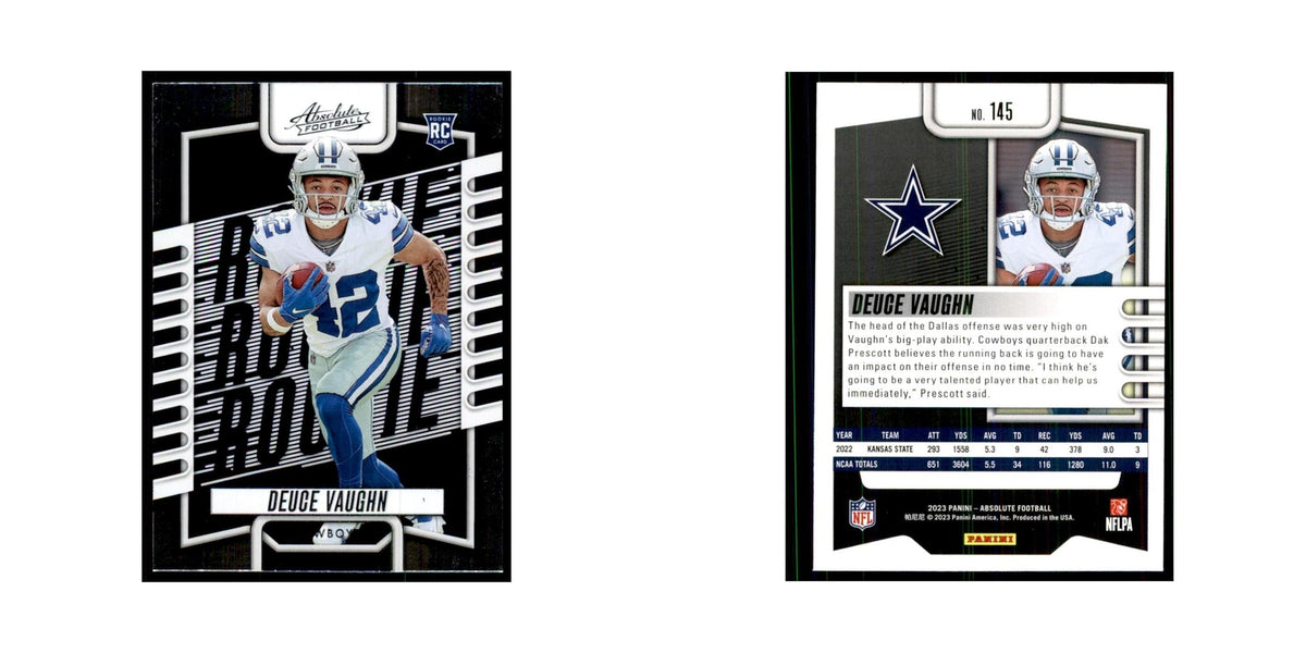 2023 Panini Absolute Foil Deuce Vaughn Cowboys #145